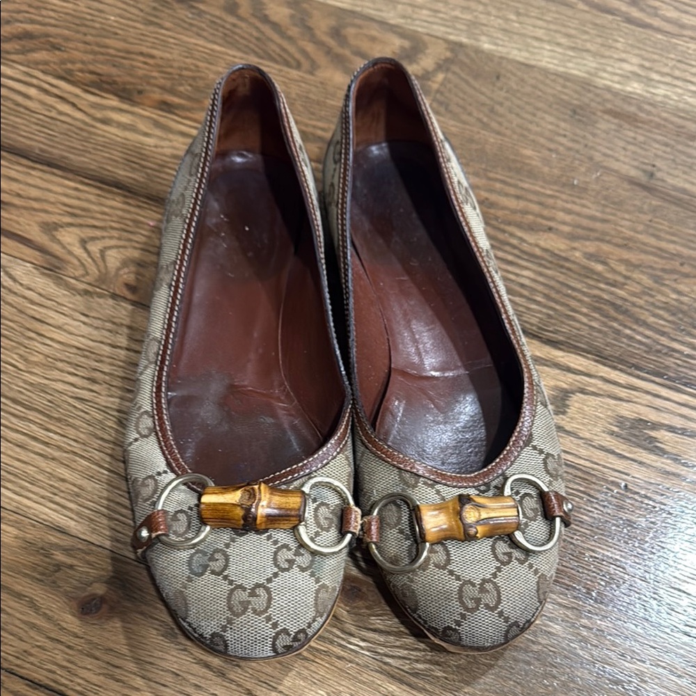 Gucci Women's Brown Ballet Flats